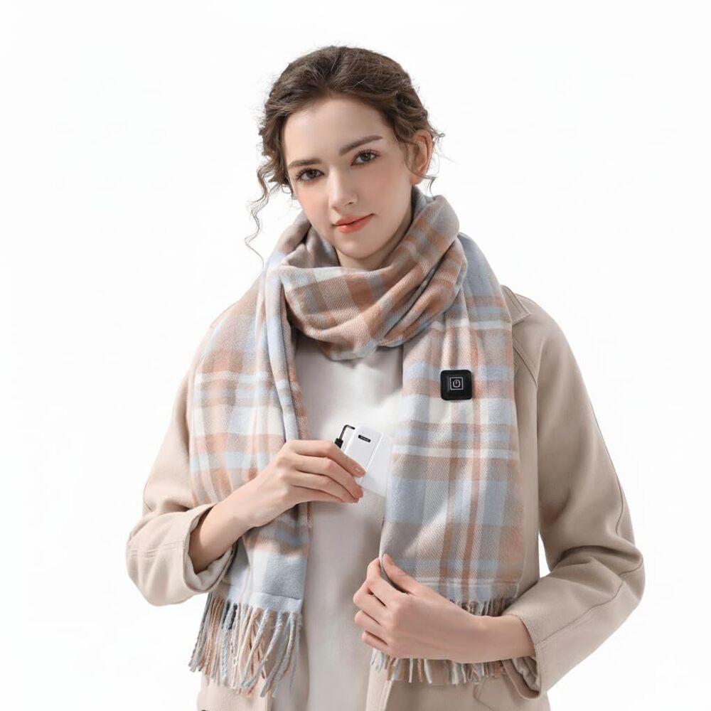 5477 Heated Scarf  Eletric Heated Scarf with Rechargeable Battery 5000mAh
